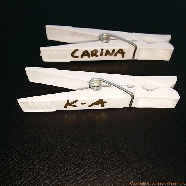 Tobbe!

@smulmia71 har gjort iordning klädnypor för Tobbe.